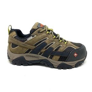 Merrell Men's J15773 Moab 2 Composite Toe Waterproof Safety Work Shoes Boulder